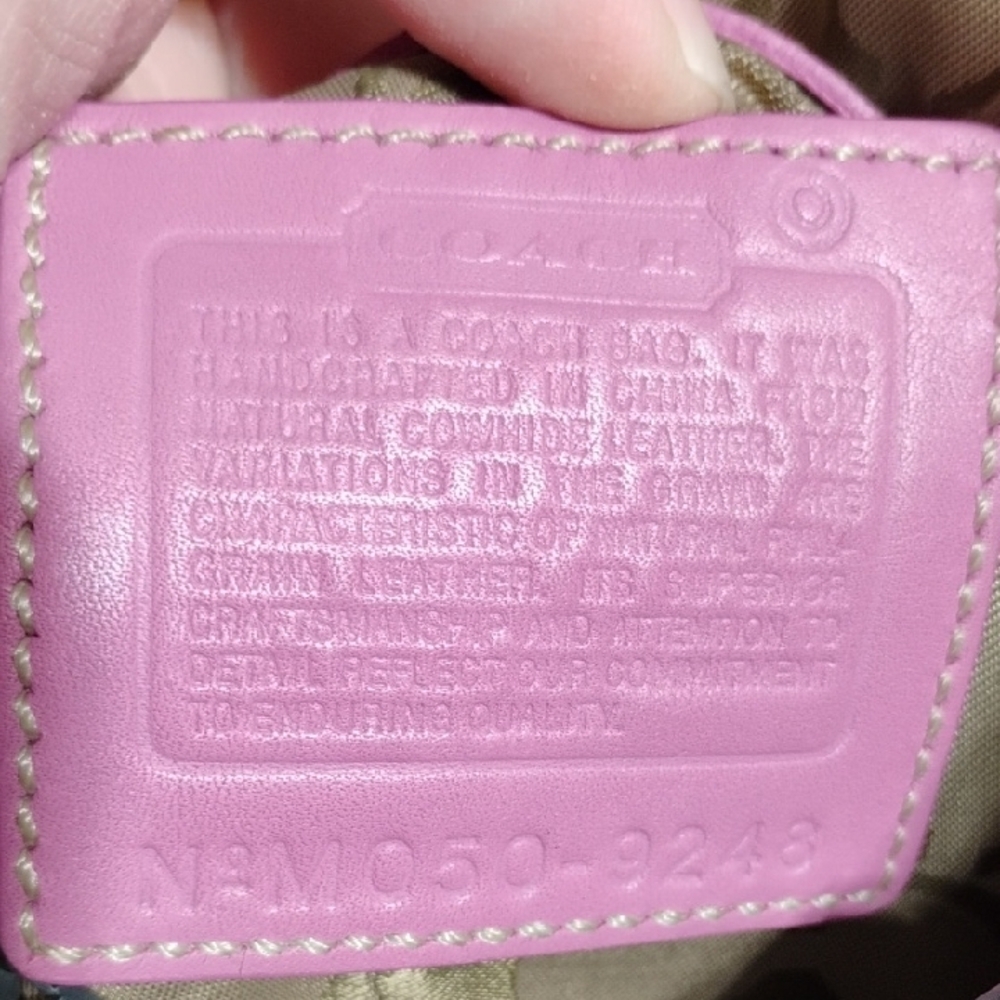 SALE! RARE! Authentic Coach Pink Y2K Soho Hobo Large Leather Shoulder Bag - Picture 2 of 16